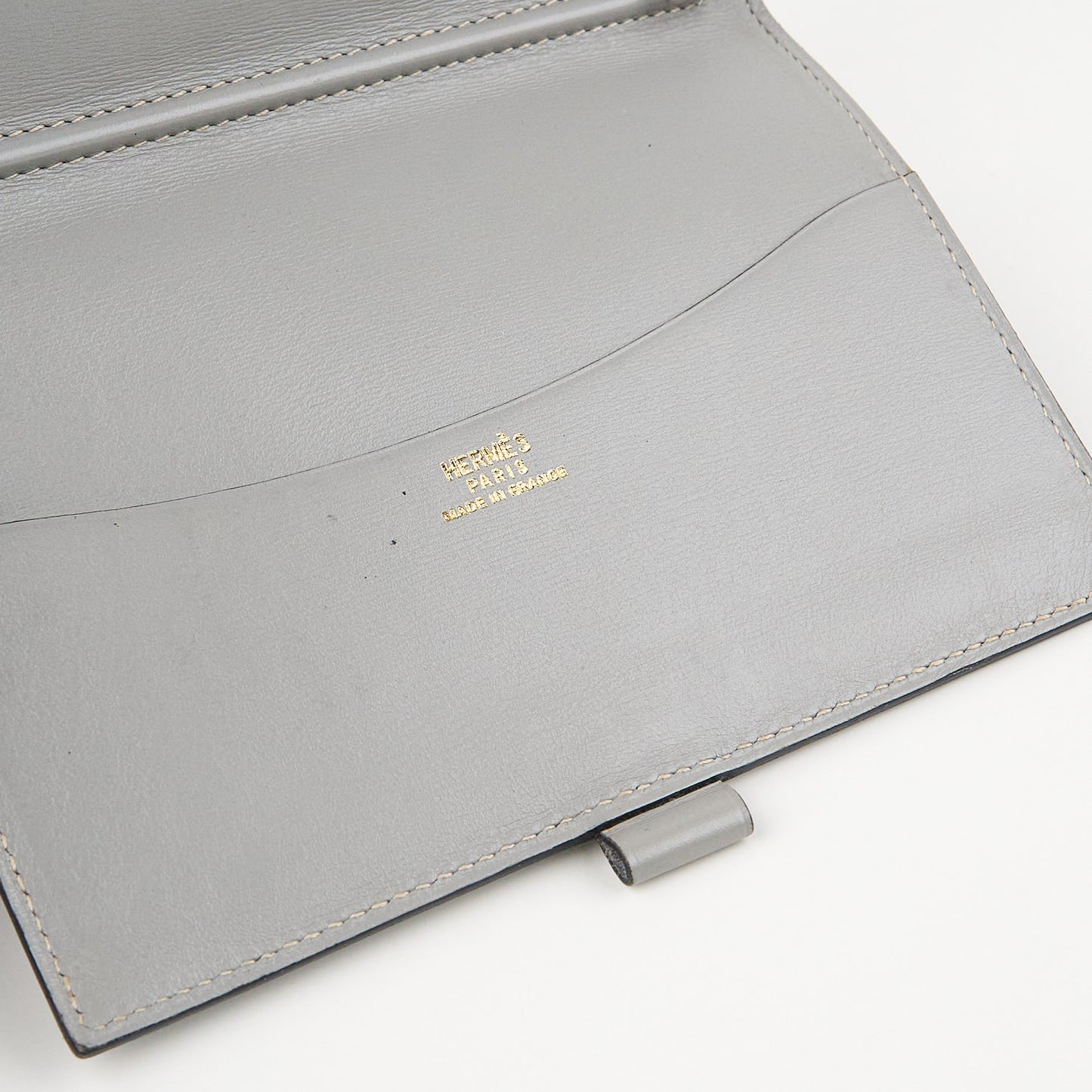 Hermes| Journal Case Passport Cover Gris Perle 1998