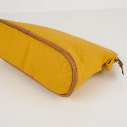 Hermes｜Bolide Cosmetic Pouch Toile Jaune