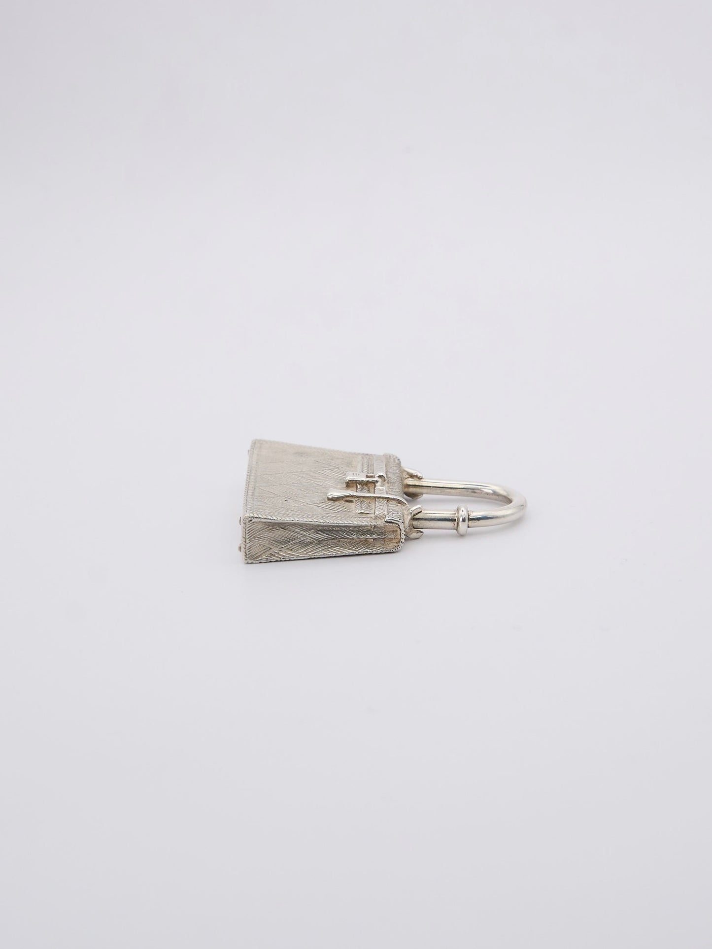 Hermes |Kelly bag  motif Cadena Silver S925