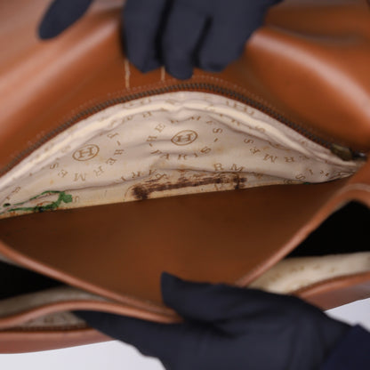 Hermes Noumea Shoulder Bag in Novillo Noisette 1985,inside3
