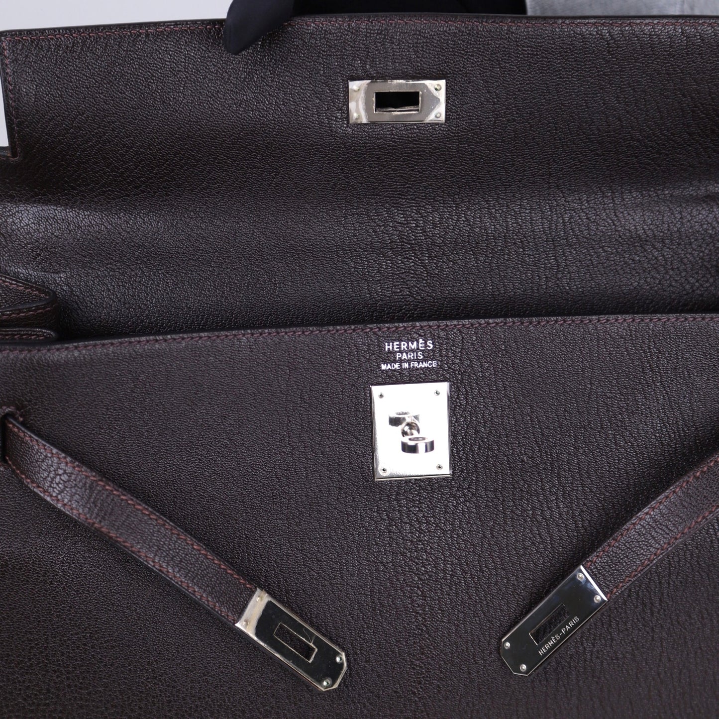 Hermes｜ Kelly 35 Handbag  Chever Ebene 2003