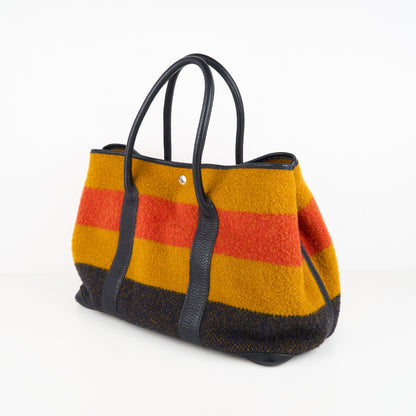 Hermes｜ Garden Party PM  Wool Handbag Limited