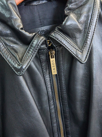 Loewe | Black Lamb  Leather Jacket