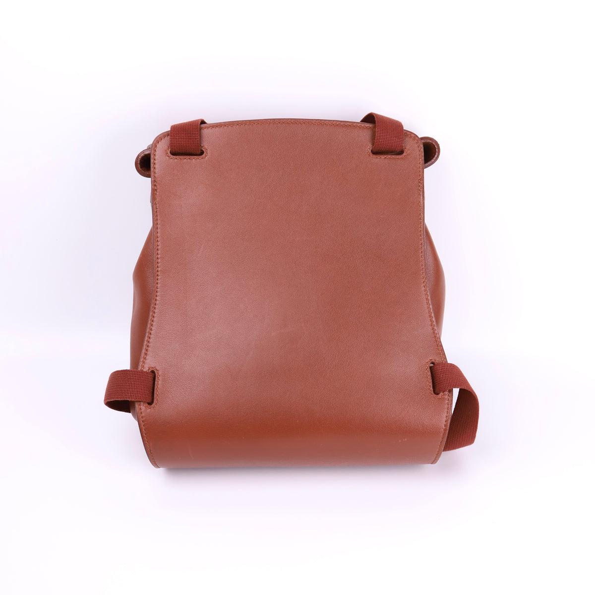 Hermes Sherpa PM Backpack in Brown Gulliver 2001, back view