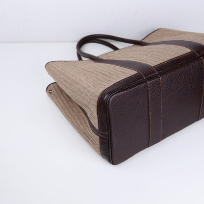 Hermes｜ Limited Garden Party PM Wool/Buffalo Handbag 2006