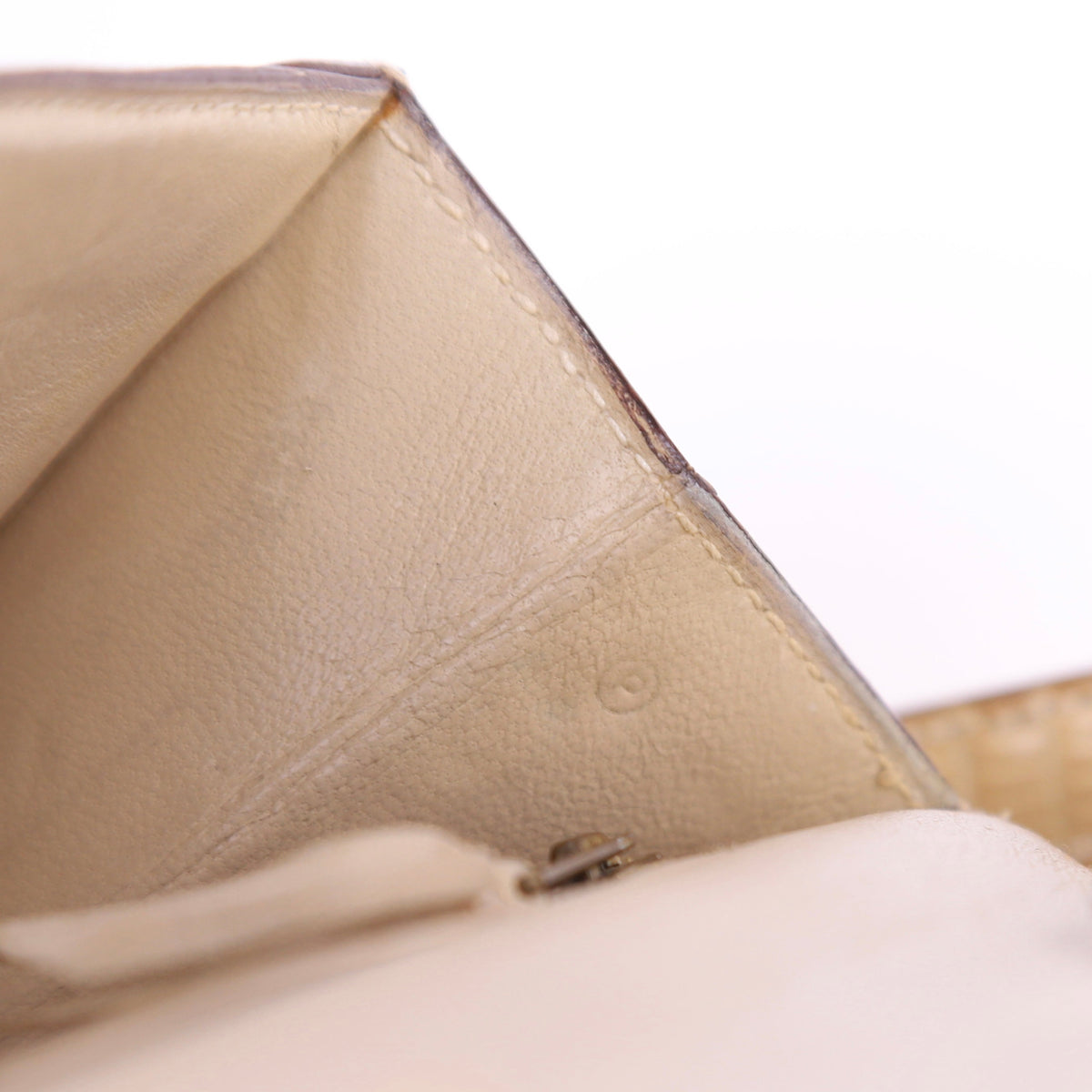 Hermes Vintage 2Way Shoulder Bag in Lizard 1986, year stamp, circle P, 1986