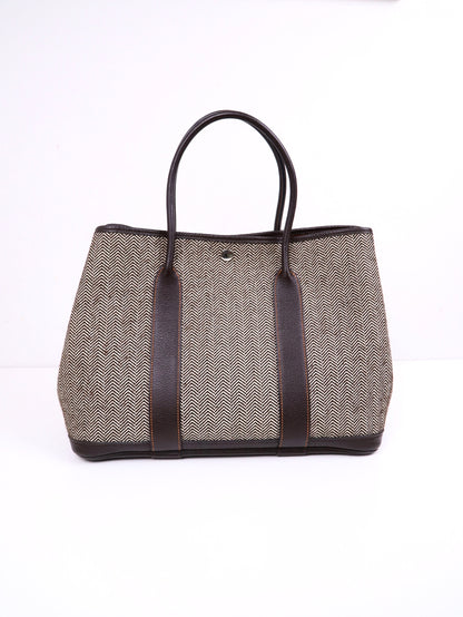 Hermes｜Garden Party PM Buffalo Leather /Wool 2010