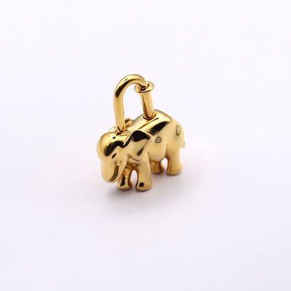 Hermes Cadena Padlock Gold plated Elephant 1997 Limited,side view