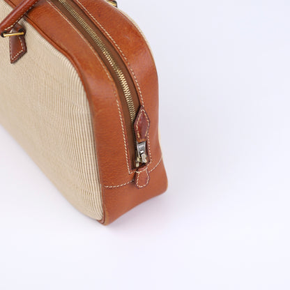 Hermes Plume Elan 28 Handbag in Peau de Porc/Crinoline 2002,zipper