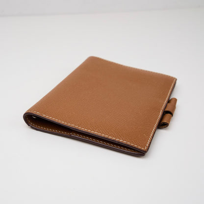 Hemres| Journal Case Passport Cover Gold Epsom 2003