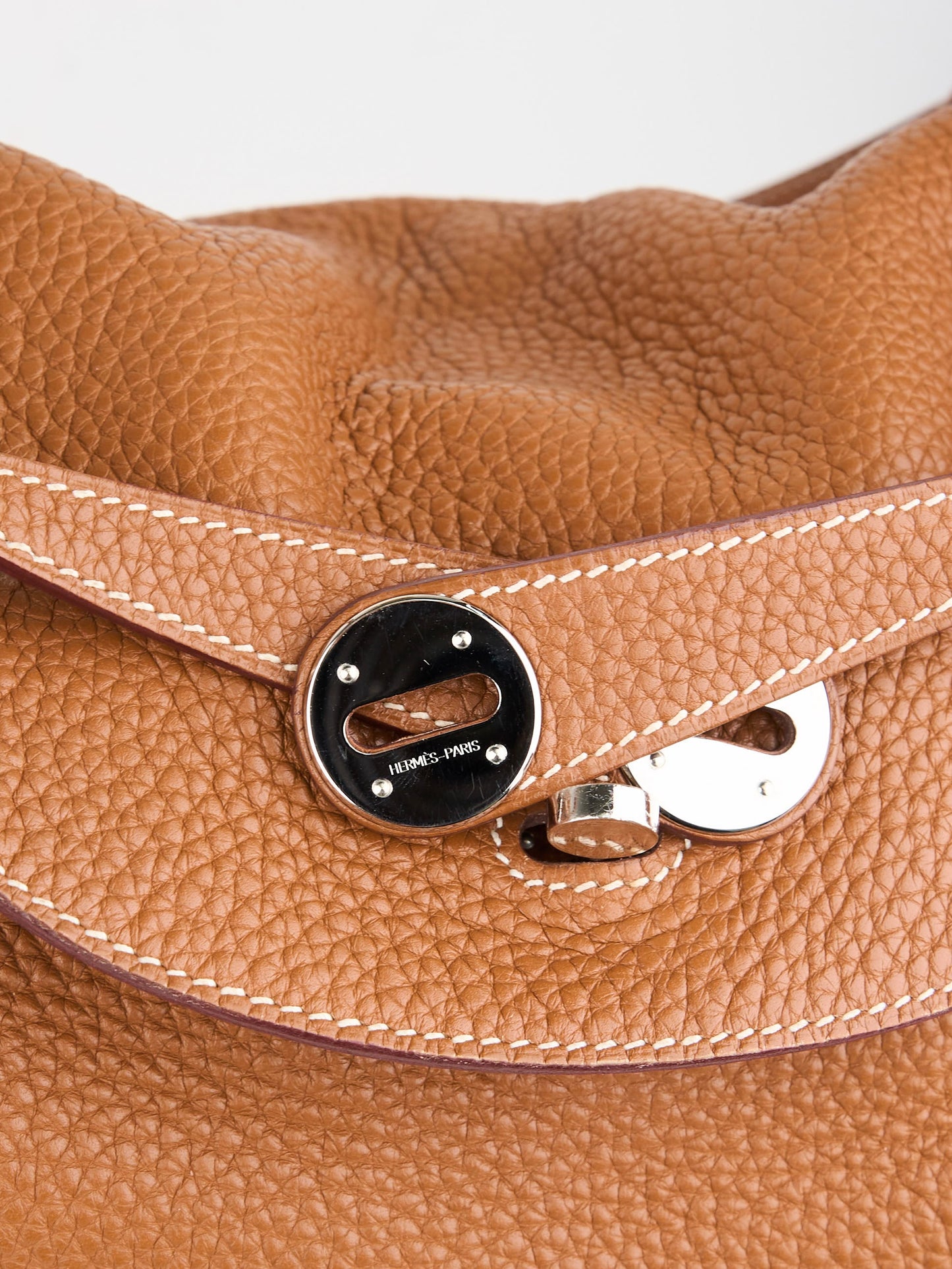 Hermes｜ Lindy 30 Shoulder bag Gold Taurillon Clemence 2014