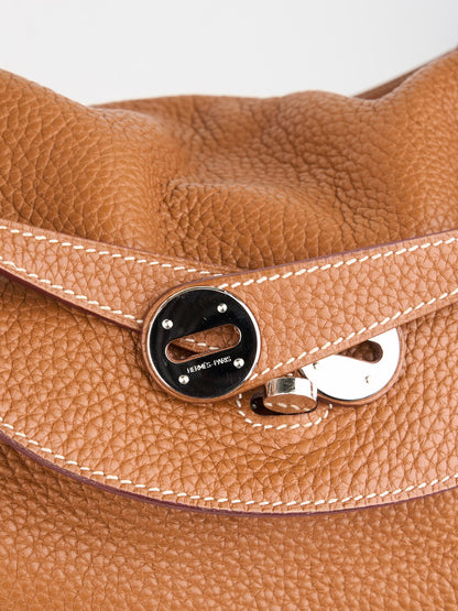 Hermes｜ Lindy 30 Shoulder bag Gold Taurillon Clemence 2014