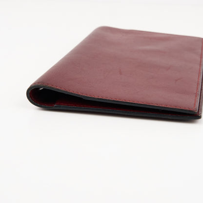 Hermes| Journal Case Passport Cover Box Calf Rouge H 1997