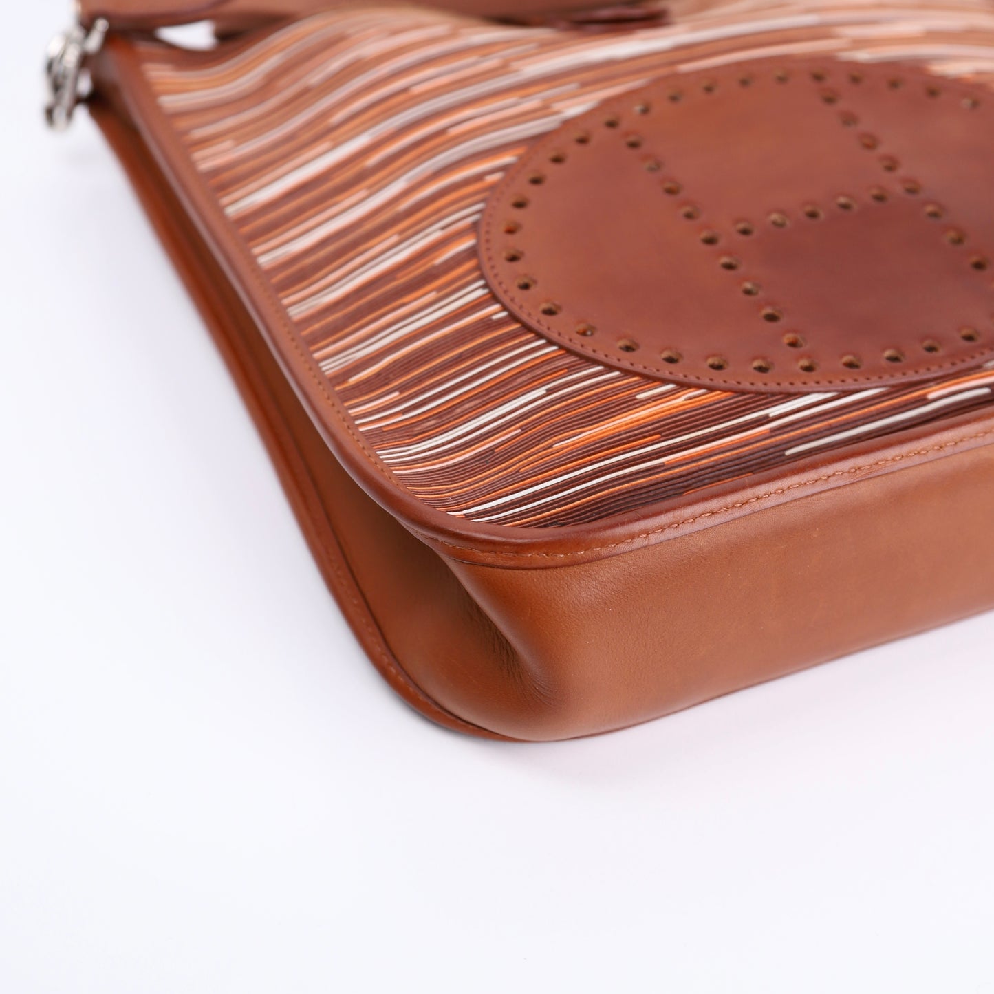 Hermes Evelyne PM in Barenia/Vibrato Fauve  2000，corner1
