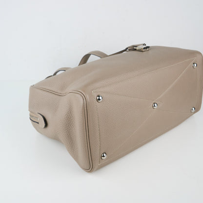 Hermes| Victoria Ⅱ 35 Gris Tourterelle Taurillon Clemence 2015