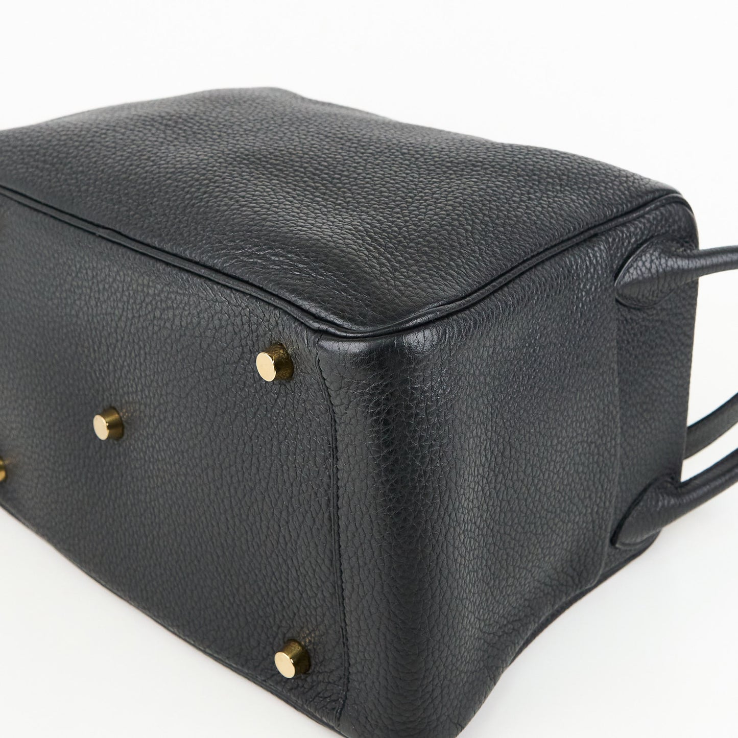 Hermes｜ Lindy 30 2-way Handbag  Black Taurillon Clemence 2011
