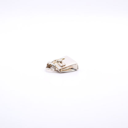 Hermes S925 Silver Kelly Bag Motif Pendant Top，left side