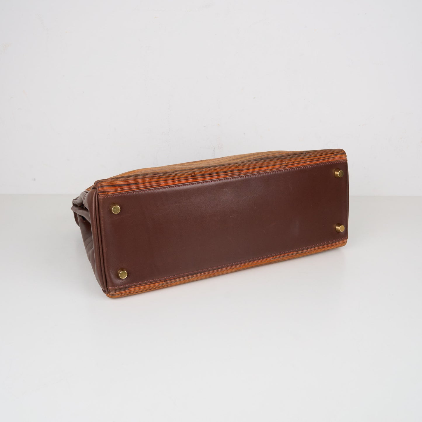 Hermes｜ Kelly 32 Handbag  Box  Calf  Vibrato 2002