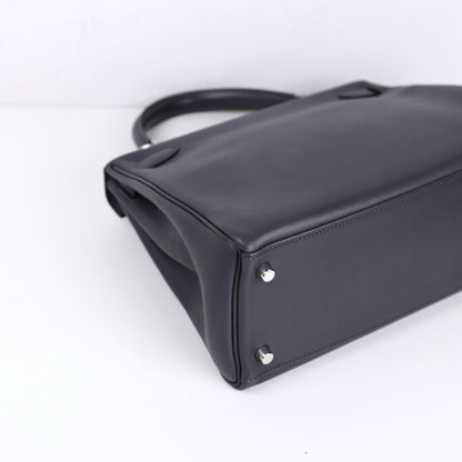 Hermes｜Kelly 28 Handbag Swift  Graphite 2007
