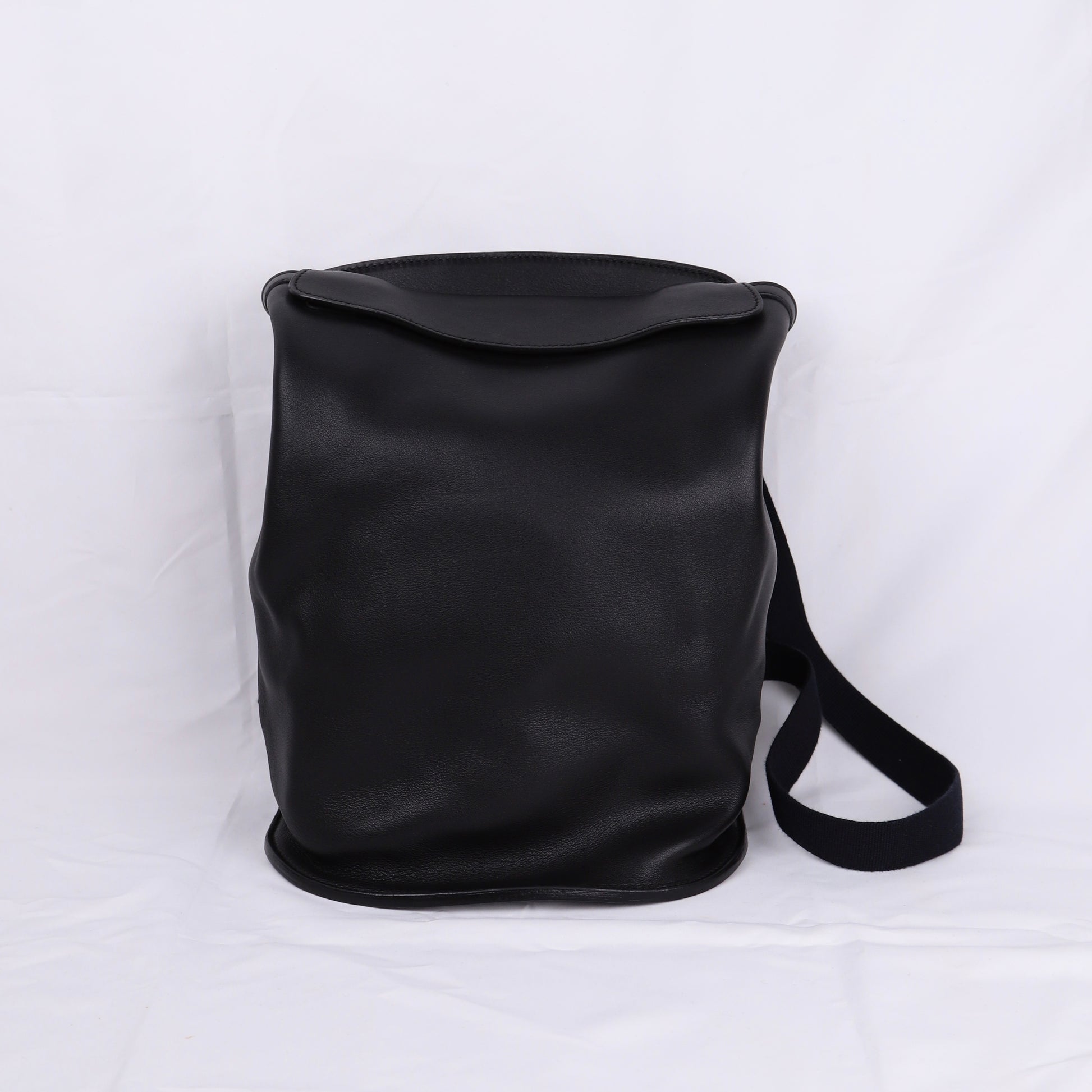Hermes Sherpa PM Backpack in Gulliver Black 2001, front view