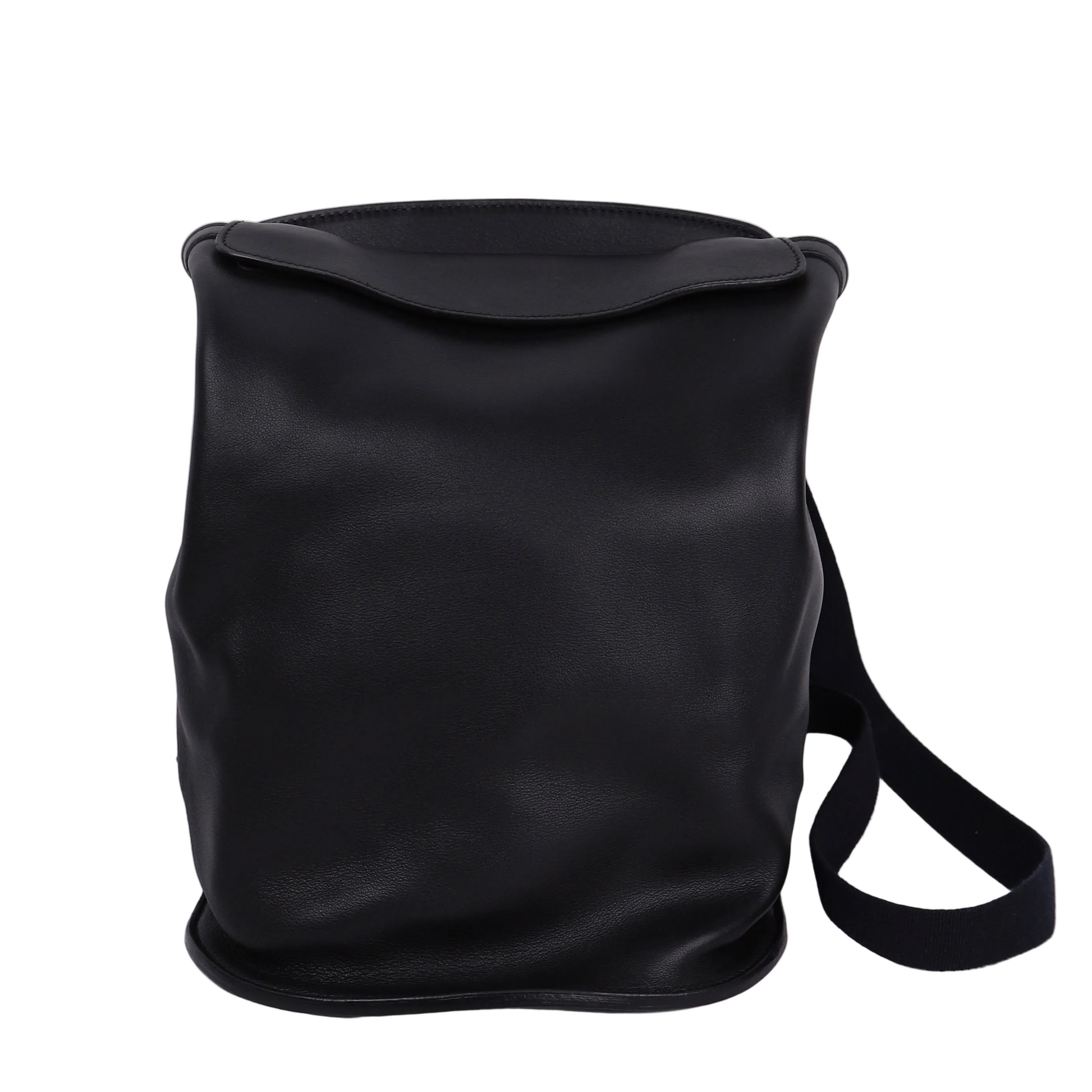 Hermes Sherpa PM Backpack in Gulliver Black 2001, front view