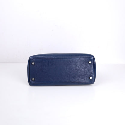 Hermes｜ Kelly 28 Handbag Togo Prussian Blue 2009