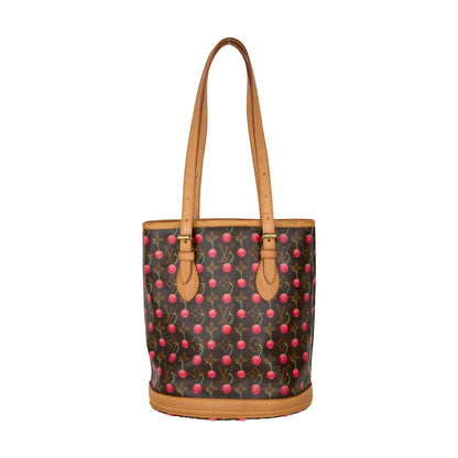 Louis Vuitton X Takashima Murakami 2005 Monogram Cherry  Tote Handbag