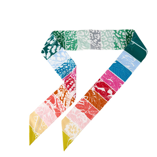 Hermes | Jungle Love Rainbow Twilly