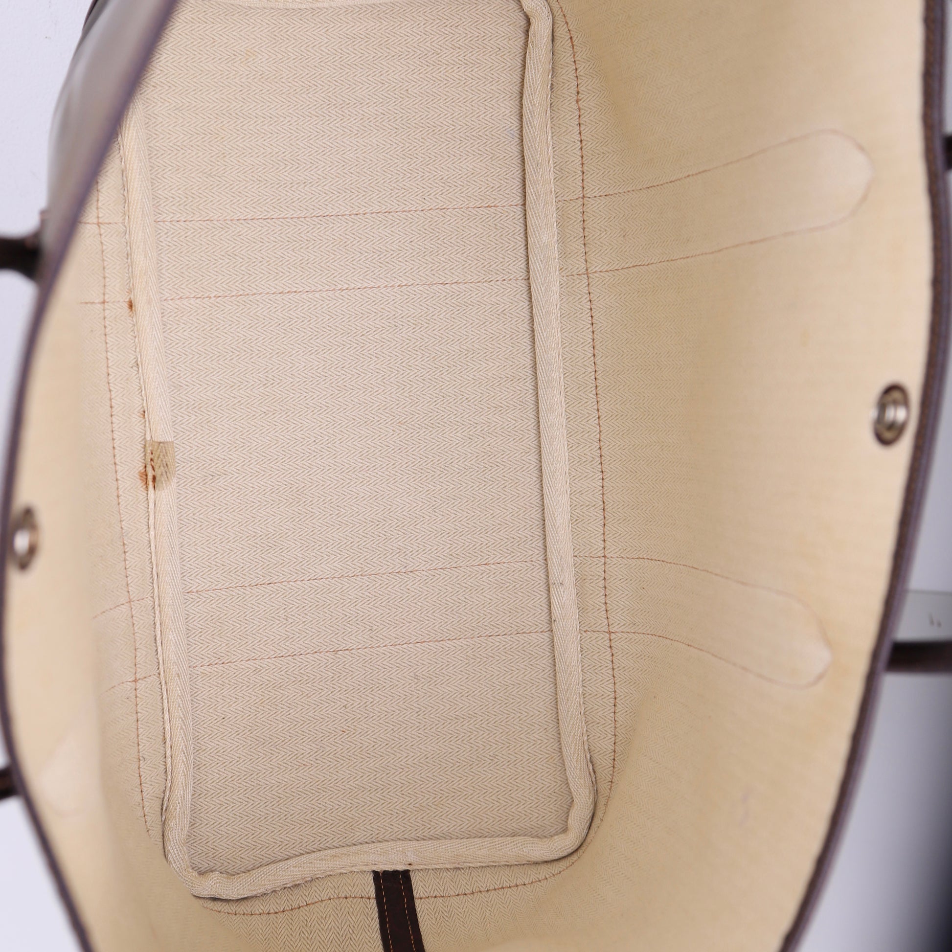 Hermes Amazonia Garden Party PM Handbag ,inside 