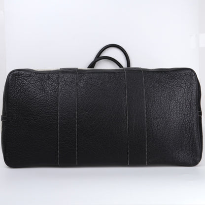 Hermes Garden Party GM Handbag in Buffalo Toile Noir / Naturel 2002,bottom