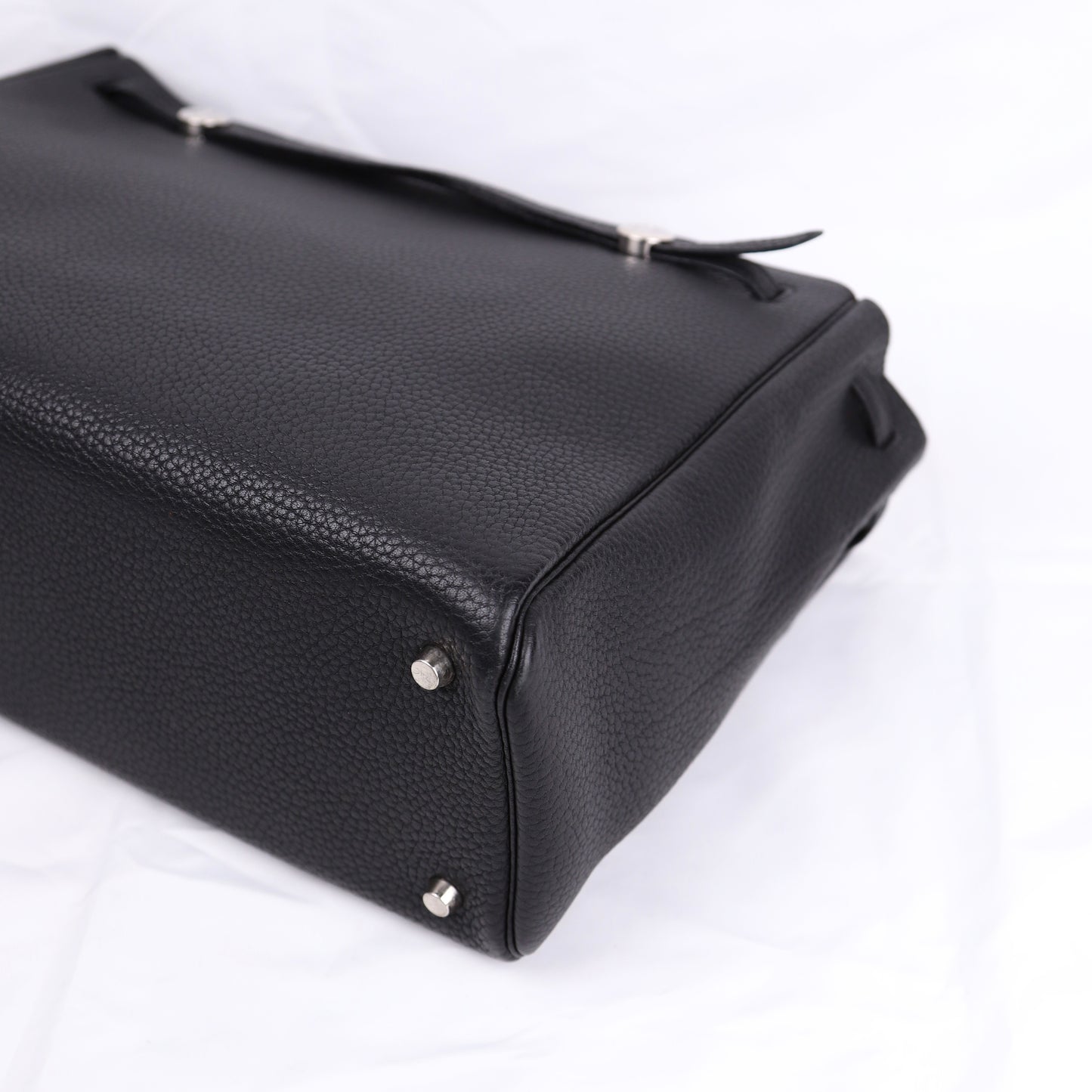 Hermes Cabana Tote Bag in Black Togo 2002