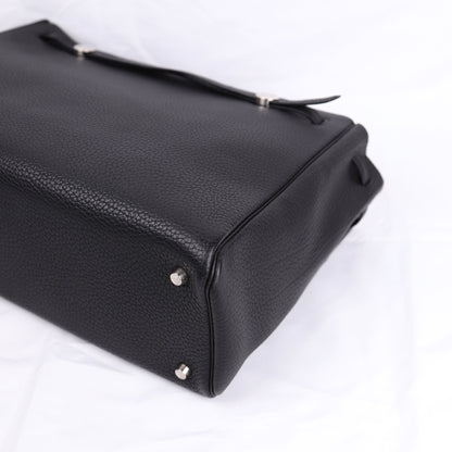 Hermes Cabana Tote Bag in Black Togo 2002