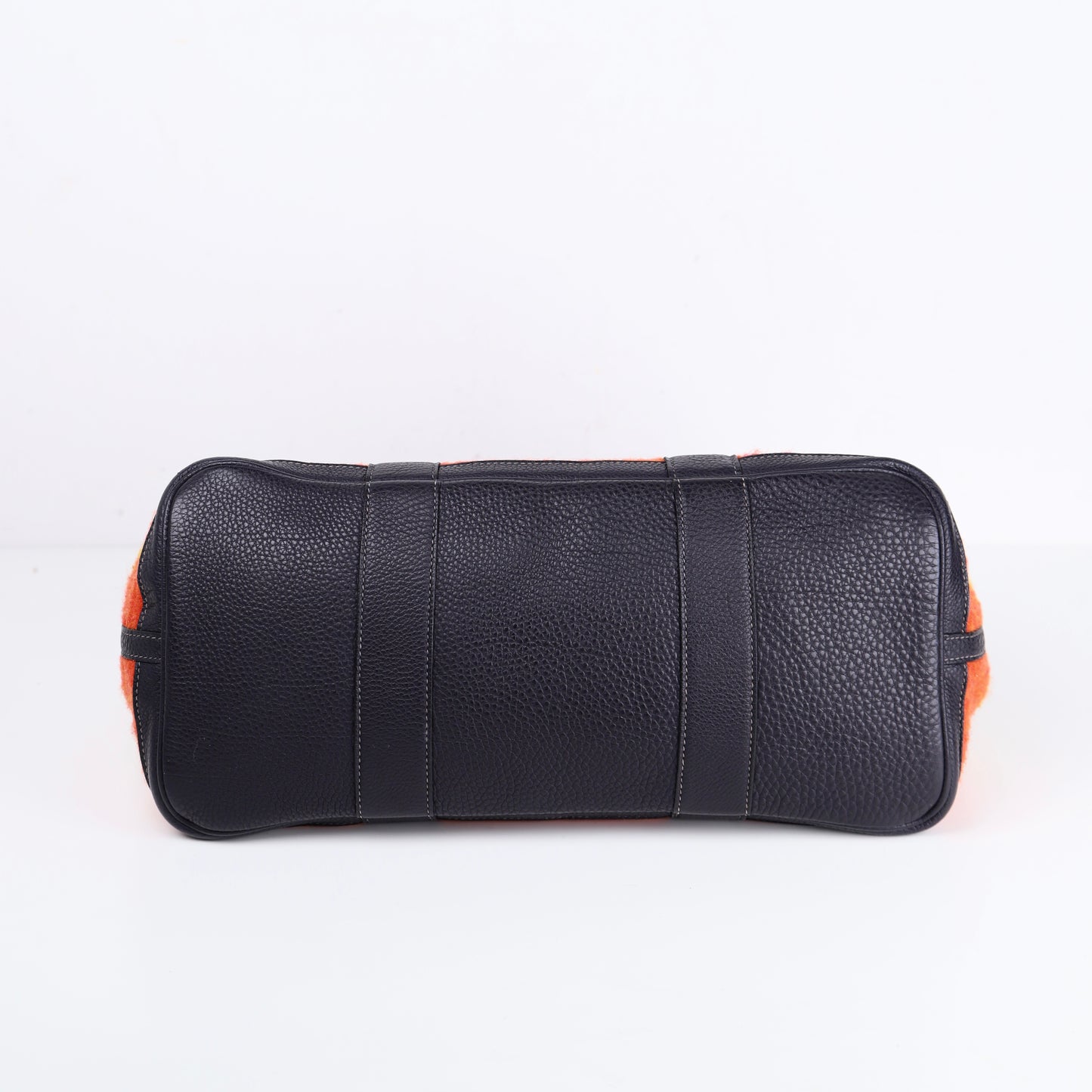 Hermes  Limited Garden Party PM Wool Handbag，bottom