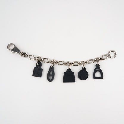 Hermes |Breloque Olga Bag Charm Barenia Black