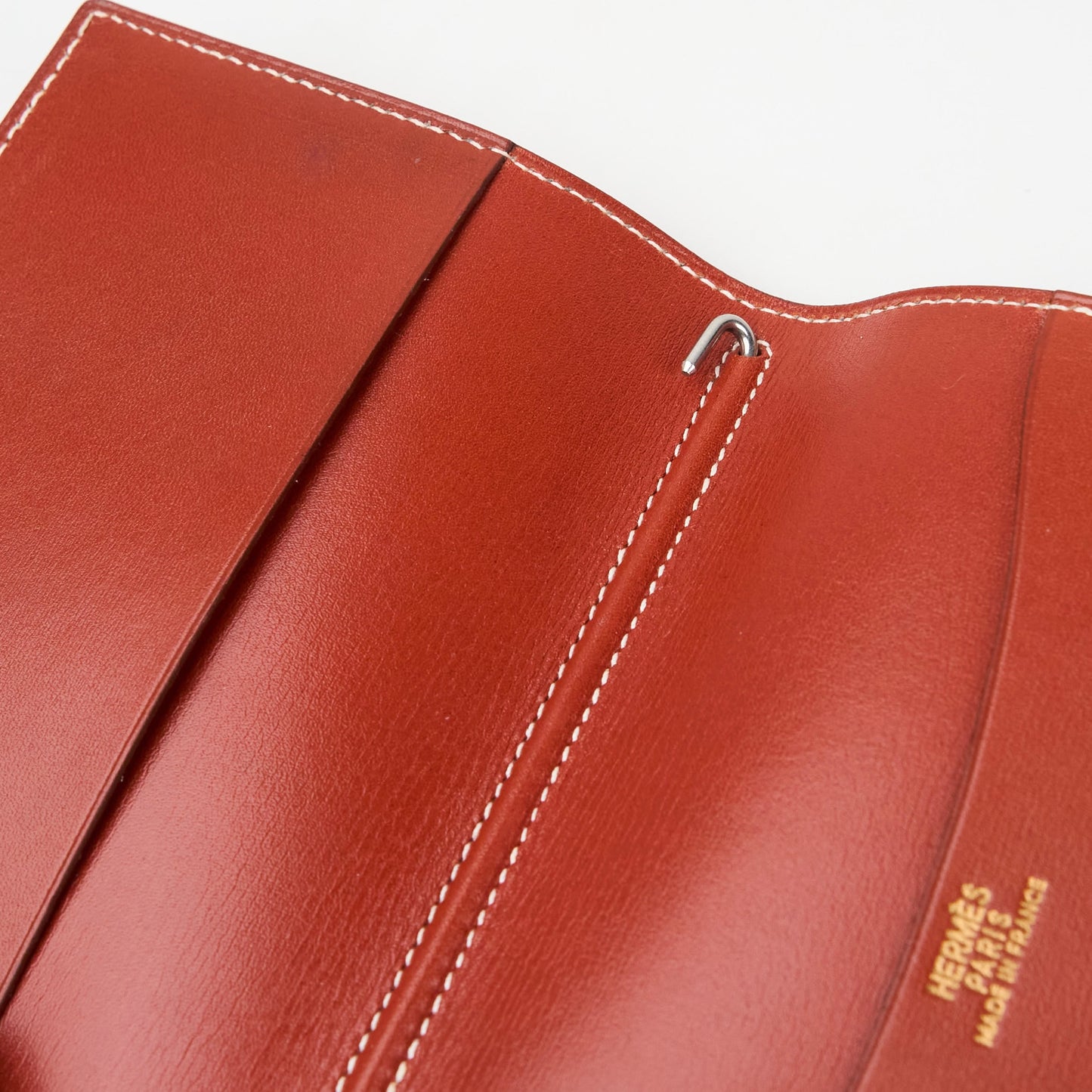 Hemres| Journal Case Passport Cover Brique Box Calf 1998