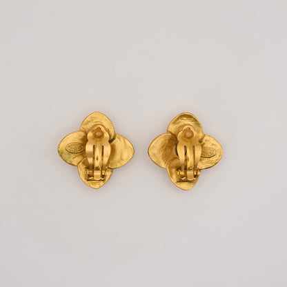 Chanel｜Vintage Coco Mark Earring  96A
