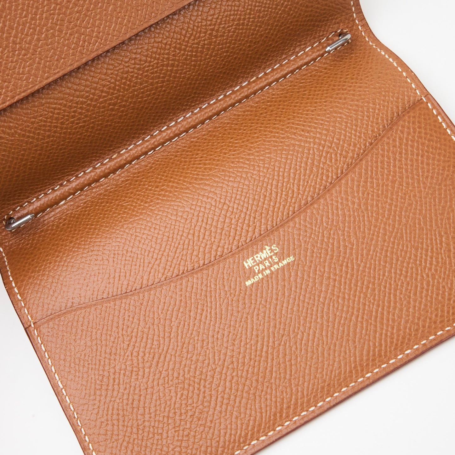 Hemres| Journal Case Passport Cover Gold Epsom 1997