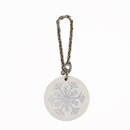 Hermes |S925 Chain Bag Charm Snowflake