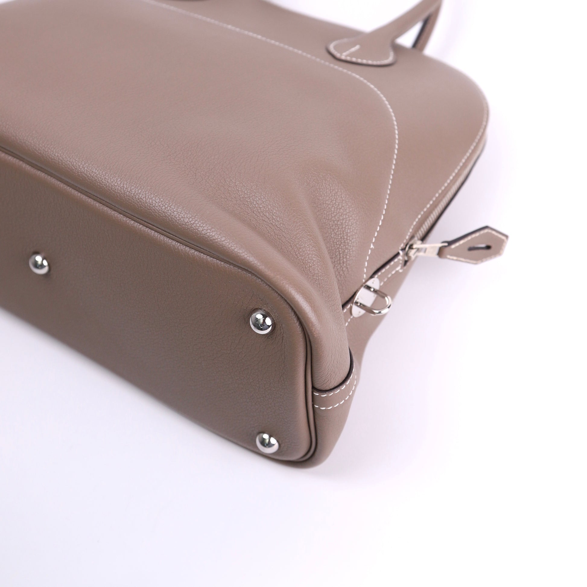 Hermes Bolide Relax 35 Handbag in Novillo Etoupe 2015,corner2