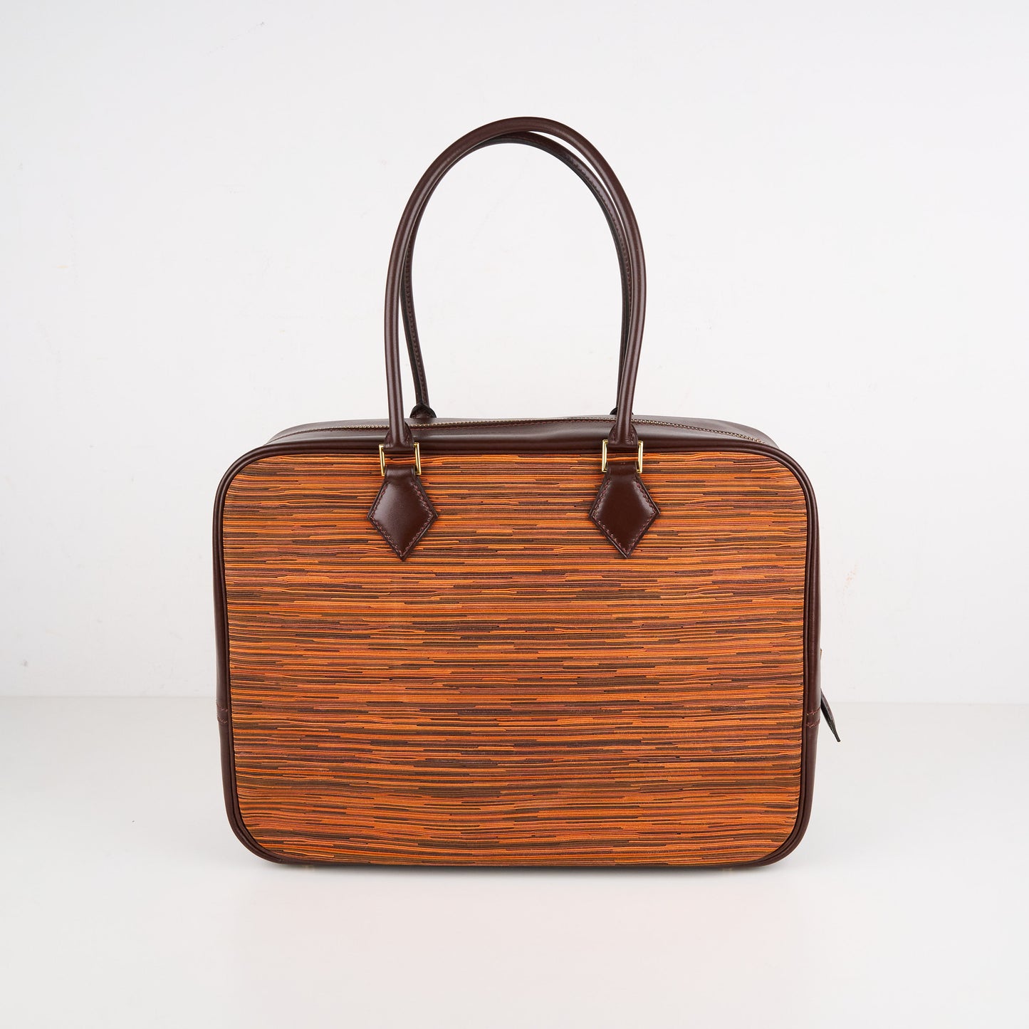 Hermes｜ Plume32 Handbag  Box Calf Vibrato 2002