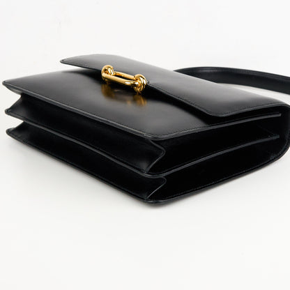 Hermes｜Fonsbelle shoulder bag Box Calf  Black  1989