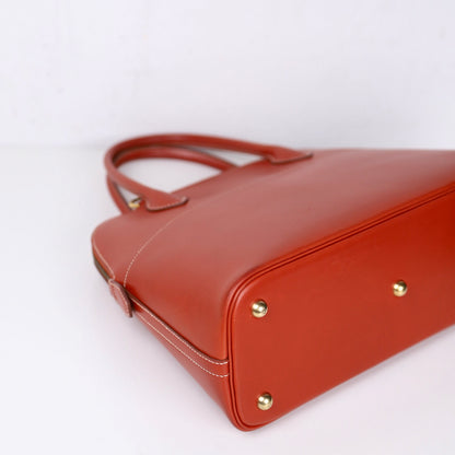 Hermes｜Bolide 31 Handbag Box Calf Brique 1995