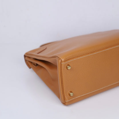 Hermes｜ Kelly 32 Handbag Natural Sable Vachette Ardenness 1998