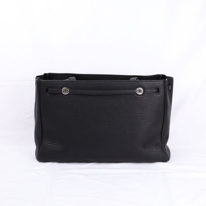 Hermes Cabana Tote Bag in Black Togo 2002