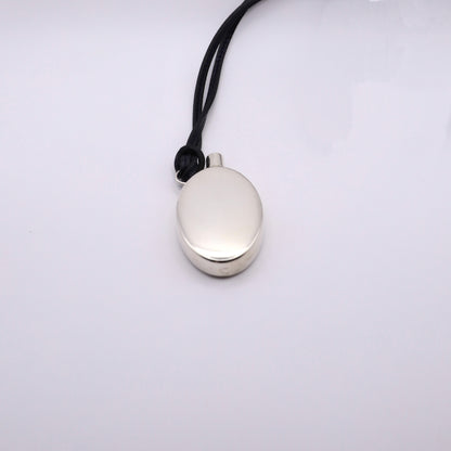 Hermes Sterling Silver Perfume Bottle Pendant Necklace
