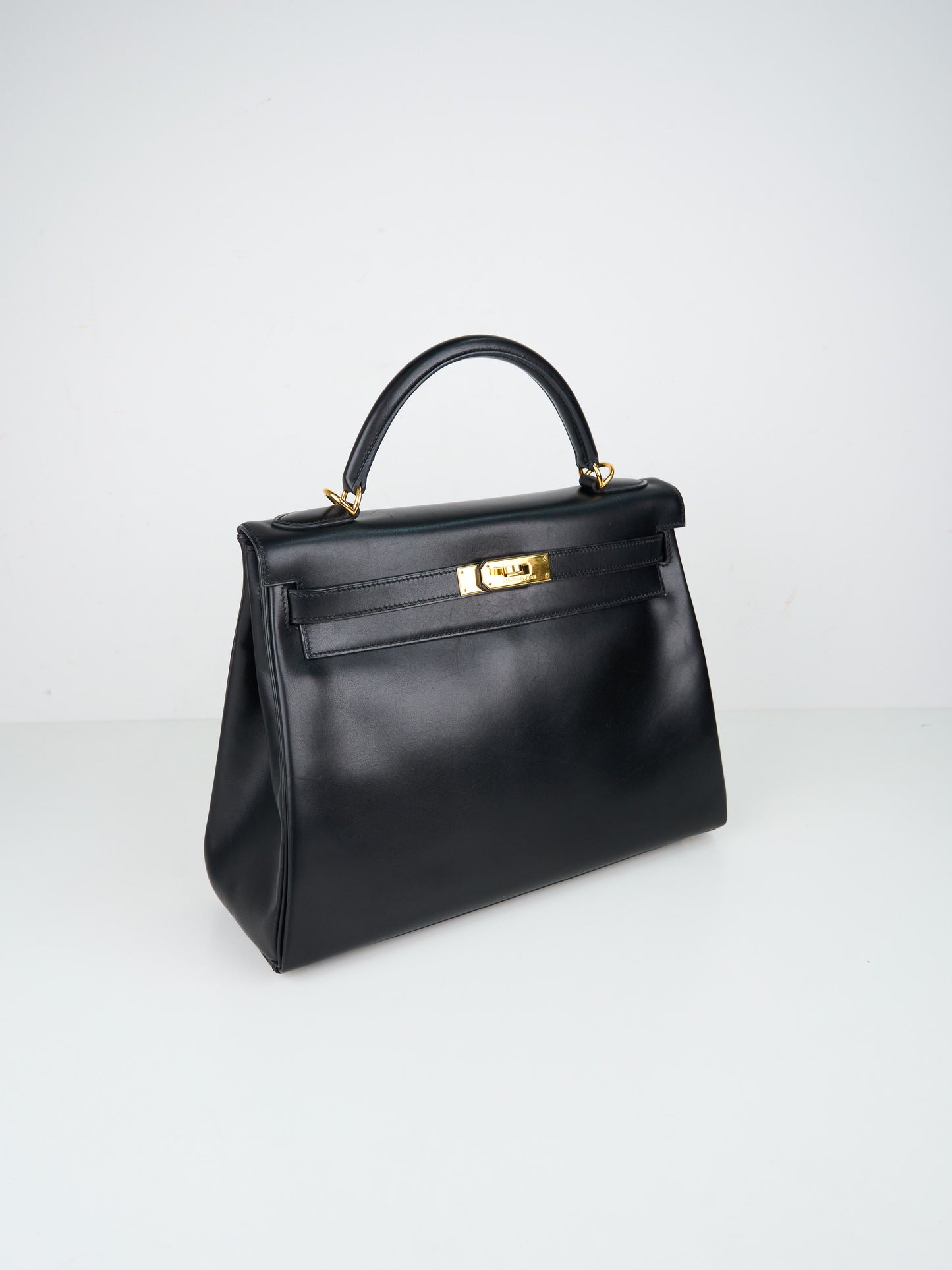 Hermes｜ Kelly32 Handbag  Box Calf 2000