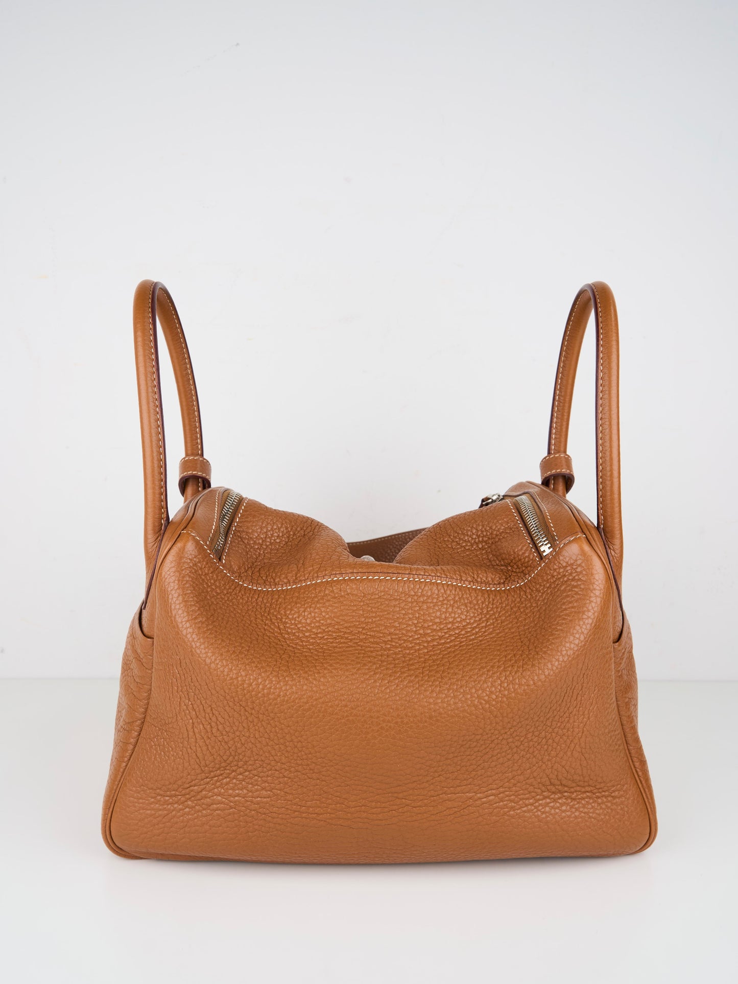 Hermes｜ Lindy 30 Shoulder bag Gold Taurillon Clemence 2014