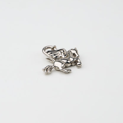 Hermes|  Le Cheval Pegasus 1993 Limited Cadena Silver