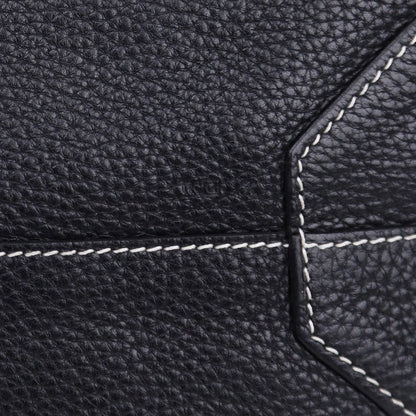 Hermes｜ Double Sens shoulder bag reversible Tote bag Black/Chocolate Togo 2013