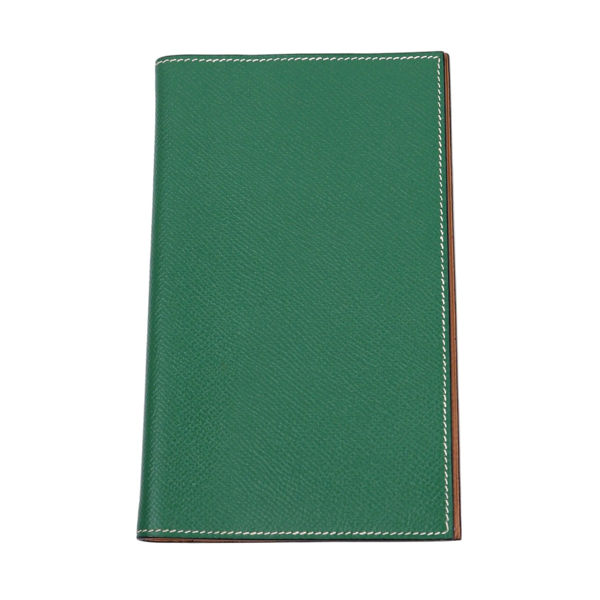 Hermes Journal Case Passport Cover in Epsom Gold/Bambou 2002, front view